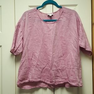 Pure Jill Linen Short Sleeve